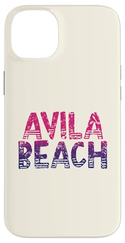 Avila Beach - Retro Avila Beach California Vintage Hülle für iPhone 14 Plus von California Shoreline Apparel