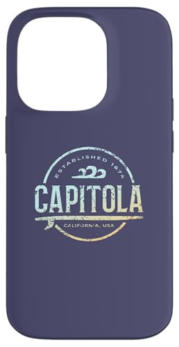 Capitola Beach - Capitola California Vintage Surf im Retro-Look Hülle für iPhone 14 Pro Capitola Beach - Capitola California Vintage Surf im Retro-Look Hülle für iPhone 14 Pro von California Shoreline Apparel