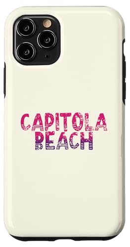 Capitola Beach — Retro Capitola Beach, Kalifornien, Vintage-Stil Hülle für iPhone 11 Pro von California Shoreline Apparel