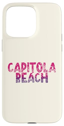 Capitola Beach — Retro Capitola Beach, Kalifornien, Vintage-Stil Hülle für iPhone 15 Pro Max von California Shoreline Apparel