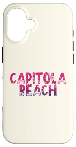 Capitola Beach — Retro Capitola Beach, Kalifornien, Vintage-Stil Hülle für iPhone 16 von California Shoreline Apparel
