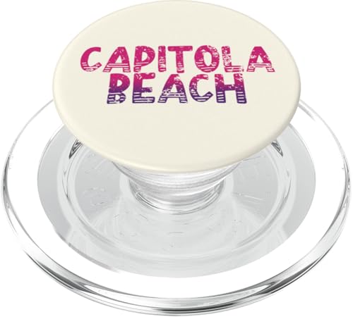 Capitola Beach — Retro Capitola Beach, Kalifornien, Vintage-Stil PopSockets PopGrip für MagSafe von California Shoreline Apparel