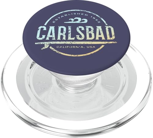 Carlsbad - Carlsbad California Vintage Surf im Retro-Look PopSockets PopGrip für MagSafe von California Shoreline Apparel