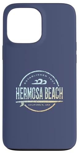 Hermosa Beach — Vintage-Surf im Retrostil von Hermosa Beach, Kalifornien Hülle für iPhone 13 Pro Max von California Shoreline Apparel