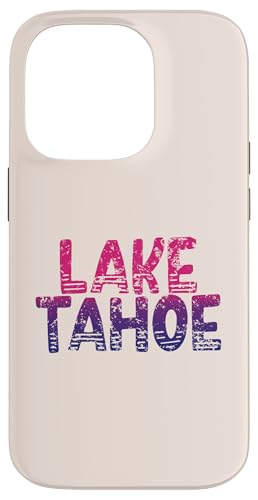 Lake Tahoe — Retro Lake Tahoe, Kalifornien, Vintage-Stil Hülle für iPhone 14 Pro Lake Tahoe — Retro Lake Tahoe, Kalifornien, Vintage-Stil Hülle für iPhone 14 Pro von California Shoreline Apparel