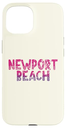 Newport Beach - Retro-Look aus Newport Beach, Kalifornien, Vintage-Stil Hülle für iPhone 15 Newport Beach - Retro-Look aus Newport Beach, Kalifornien, Vintage-Stil Hülle für iPhone 15 von California Shoreline Apparel