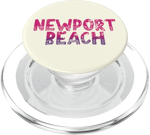 Newport Beach - Retro-Look aus Newport Beach, Kalifornien, Vintage-Stil PopSockets PopGrip für MagSafe Newport Beach - Retro-Look aus Newport Beach, Kalifornien, Vintage-Stil PopSockets PopGrip für MagSafe von California Shoreline Apparel