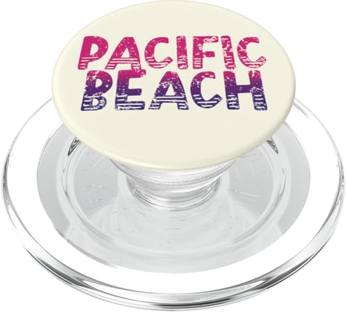 Pacific Beach — Retro-Pazifikstrand San Diego, Kalifornien PopSockets PopGrip für MagSafe von California Shoreline Apparel