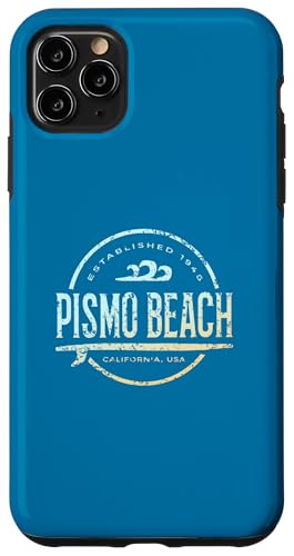 Pismo Beach — Retro-Pismo Beach California Vintage Surf Hülle für iPhone 11 Pro Max von California Shoreline Apparel