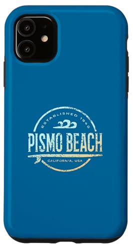 Pismo Beach — Retro-Pismo Beach California Vintage Surf Hülle für iPhone 11 von California Shoreline Apparel