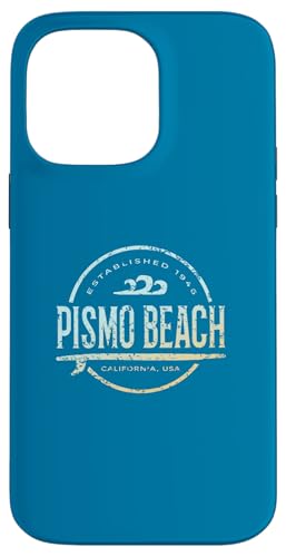 Pismo Beach — Retro-Pismo Beach California Vintage Surf Hülle für iPhone 14 Pro Max von California Shoreline Apparel
