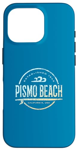 Pismo Beach — Retro-Pismo Beach California Vintage Surf Hülle für iPhone 16 Pro Pismo Beach — Retro-Pismo Beach California Vintage Surf Hülle für iPhone 16 Pro von California Shoreline Apparel