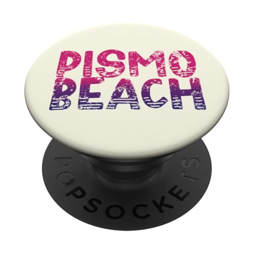Pismo Beach — Retro-Pismo Beach im kalifornischen Vintage-Look PopSockets Klebender PopGrip von California Shoreline Apparel