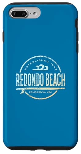 Redondo Beach — Retro-Redondo Beach, Kalifornien, Vintage-Surf Hülle für iPhone 7 Plus/8 Plus von California Shoreline Apparel