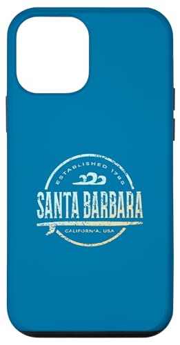 Santa Barbara - Vintage-Surf aus Santa Barbara, Kalifornien Hülle für iPhone 12 mini von California Shoreline Apparel