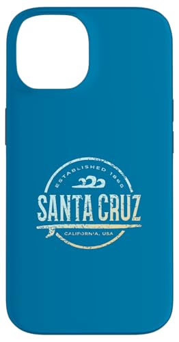 Santa Cruz - Vintage-Surf in Santa Cruz, Kalifornien Hülle für iPhone 14 von California Shoreline Apparel