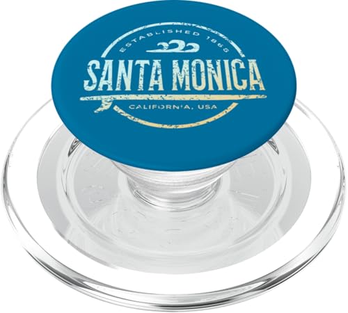 Santa Monica - Vintage-Surf in Santa Monica, Kalifornien PopSockets PopGrip für MagSafe von California Shoreline Apparel