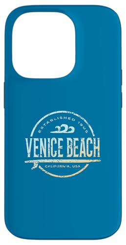 Venice Beach — Vintage-Surf in Venice Beach, Kalifornien Hülle für iPhone 14 Pro von California Shoreline Apparel