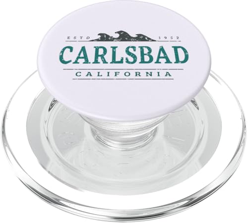 Carlsbad Kalifornien | Carlsbad CA Coastline PopSockets PopGrip für MagSafe Carlsbad Kalifornien | Carlsbad CA Coastline PopSockets PopGrip für MagSafe von California Wilderness Apparel