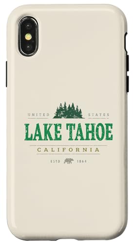 Lake Tahoe Kalifornien | Lake Tahoe CA Wilderness Hülle für iPhone X/XS Lake Tahoe Kalifornien | Lake Tahoe CA Wilderness Hülle für iPhone X/XS von California Wilderness Apparel