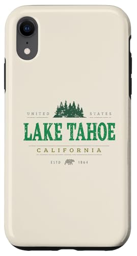 Lake Tahoe Kalifornien | Lake Tahoe CA Wilderness Hülle für iPhone XR Lake Tahoe Kalifornien | Lake Tahoe CA Wilderness Hülle für iPhone XR von California Wilderness Apparel