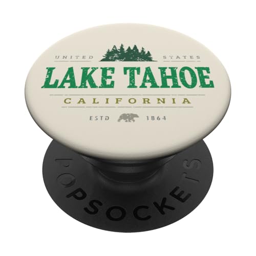Lake Tahoe Kalifornien | Lake Tahoe CA Wilderness PopSockets Klebender PopGrip Lake Tahoe Kalifornien | Lake Tahoe CA Wilderness PopSockets Klebender PopGrip von California Wilderness Apparel