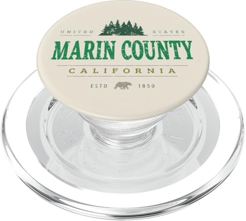 Marin County Kalifornien | Marin County CA Wilderness PopSockets PopGrip für MagSafe Marin County Kalifornien | Marin County CA Wilderness PopSockets PopGrip für MagSafe von California Wilderness Apparel