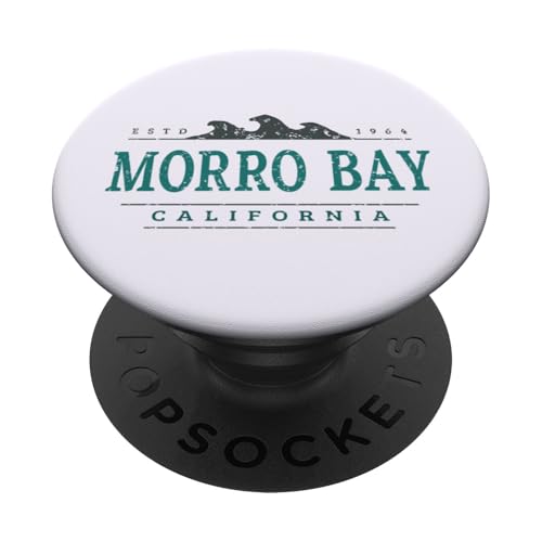 Morro Bay Kalifornien | Küste von Morro Bay CA PopSockets Klebender PopGrip Morro Bay Kalifornien | Küste von Morro Bay CA PopSockets Klebender PopGrip von California Wilderness Apparel