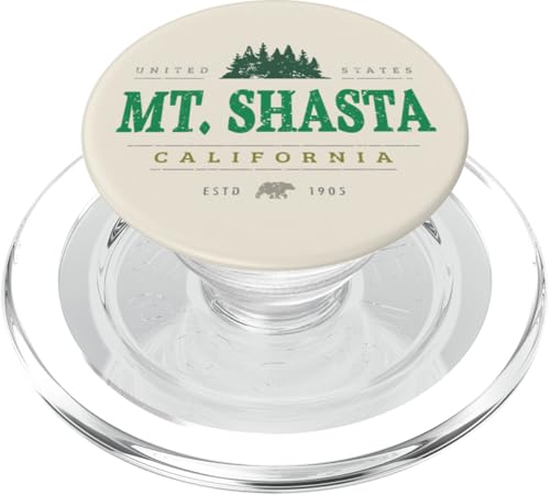 Mount Shasta Kalifornien | Mt. Shasta, Kalifornien, Wildnis PopSockets PopGrip für MagSafe Mount Shasta Kalifornien | Mt. Shasta, Kalifornien, Wildnis PopSockets PopGrip für MagSafe von California Wilderness Apparel