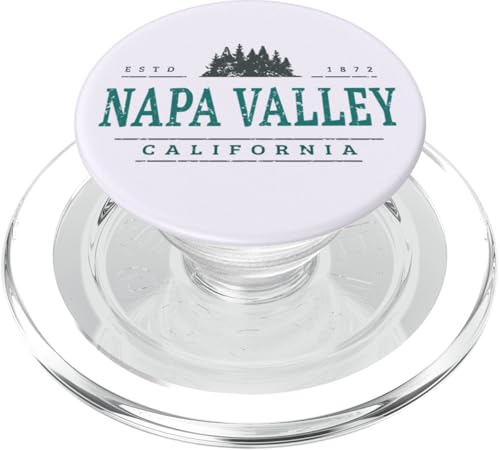 Napa Valley Kalifornien | Napa Valley CA Treeline PopSockets PopGrip für MagSafe von California Wilderness Apparel