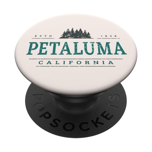 Petaluma Kalifornien | Petaluma CA Baum-Logo PopSockets Klebender PopGrip Petaluma Kalifornien | Petaluma CA Baum-Logo PopSockets Klebender PopGrip von California Wilderness Apparel