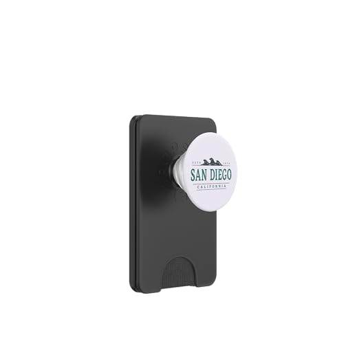 San Diego Kalifornien | San Diego CA Coastline PopSockets PopWallet für MagSafe San Diego Kalifornien | San Diego CA Coastline PopSockets PopWallet für MagSafe von California Wilderness Apparel