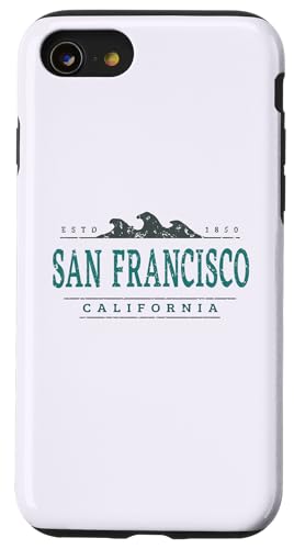 San Francisco Kalifornien | San Francisco CA Coastline Hülle für iPhone SE (2020) / 7 / 8 von California Wilderness Apparel