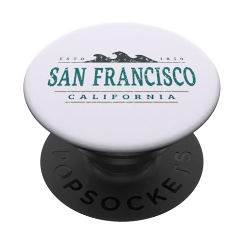 San Francisco Kalifornien | San Francisco CA Coastline PopSockets Klebender PopGrip San Francisco Kalifornien | San Francisco CA Coastline PopSockets Klebender PopGrip von California Wilderness Apparel