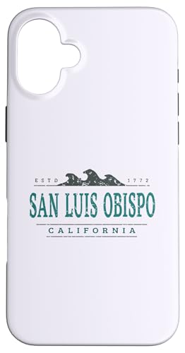 San Luis Obispo Kalifornien - San Luis Obispo, Kalifornien, Küste - SLO Hülle für iPhone 16 Plus San Luis Obispo Kalifornien - San Luis Obispo, Kalifornien, Küste - SLO Hülle für iPhone 16 Plus von California Wilderness Apparel