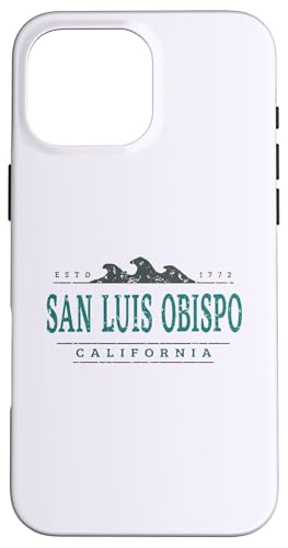 San Luis Obispo Kalifornien - San Luis Obispo, Kalifornien, Küste - SLO Hülle für iPhone 16 Pro Max San Luis Obispo Kalifornien - San Luis Obispo, Kalifornien, Küste - SLO Hülle für iPhone 16 Pro Max von California Wilderness Apparel