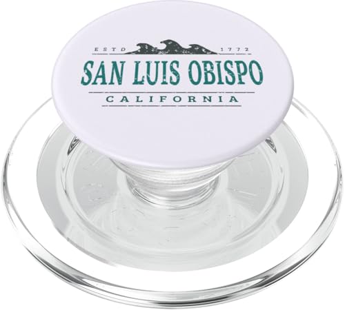 San Luis Obispo Kalifornien - San Luis Obispo, Kalifornien, Küste - SLO PopSockets PopGrip für MagSafe San Luis Obispo Kalifornien - San Luis Obispo, Kalifornien, Küste - SLO PopSockets PopGrip für MagSafe von California Wilderness Apparel
