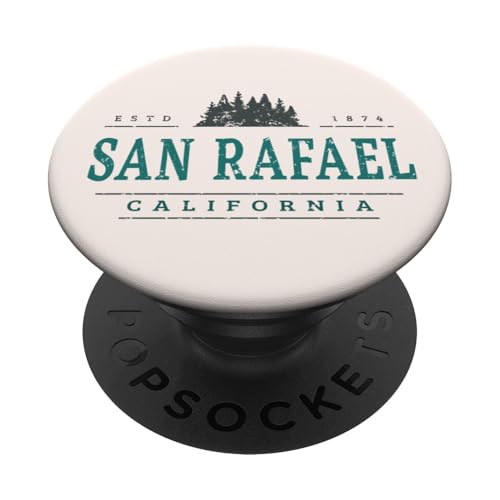 San Rafael Kalifornien | San Rafael CA Baumlogo PopSockets Klebender PopGrip San Rafael Kalifornien | San Rafael CA Baumlogo PopSockets Klebender PopGrip von California Wilderness Apparel