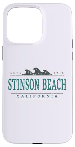 Stinson Beach Kalifornien | Stinson Beach, Küste von Kalifornien Hülle für iPhone 15 Pro Max Stinson Beach Kalifornien | Stinson Beach, Küste von Kalifornien Hülle für iPhone 15 Pro Max von California Wilderness Apparel