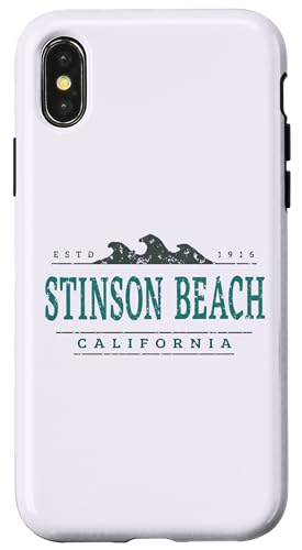 Stinson Beach Kalifornien | Stinson Beach, Küste von Kalifornien Hülle für iPhone X/XS Stinson Beach Kalifornien | Stinson Beach, Küste von Kalifornien Hülle für iPhone X/XS von California Wilderness Apparel