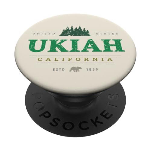 Ukiah Kalifornien | Ukiah CA Wilderness PopSockets Klebender PopGrip Ukiah Kalifornien | Ukiah CA Wilderness PopSockets Klebender PopGrip von California Wilderness Apparel