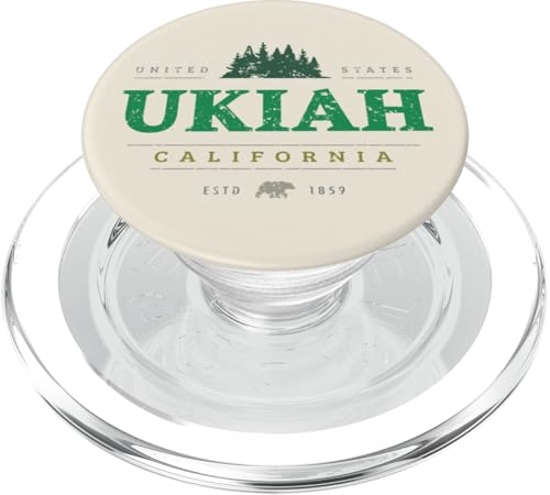 Ukiah Kalifornien | Ukiah CA Wilderness PopSockets PopGrip für MagSafe Ukiah Kalifornien | Ukiah CA Wilderness PopSockets PopGrip für MagSafe von California Wilderness Apparel