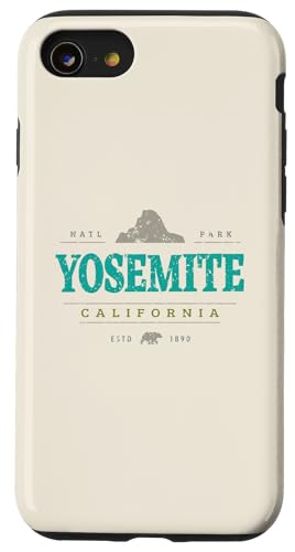 Yosemite Kalifornien | Yosemite CA Wilderness Hülle für iPhone SE (2020) / 7 / 8 von California Wilderness Apparel