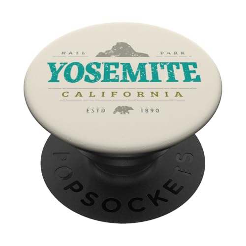 Yosemite Kalifornien | Yosemite CA Wilderness PopSockets Klebender PopGrip Yosemite Kalifornien | Yosemite CA Wilderness PopSockets Klebender PopGrip von California Wilderness Apparel