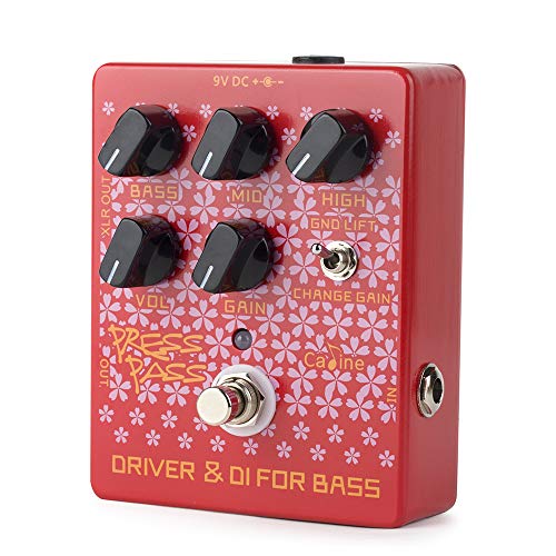 Caline CP-59 Driver E-Gitarre Bass Effektpedale Bass Amp DI Classic Tube Red Pedal rot cp-59 von Caline