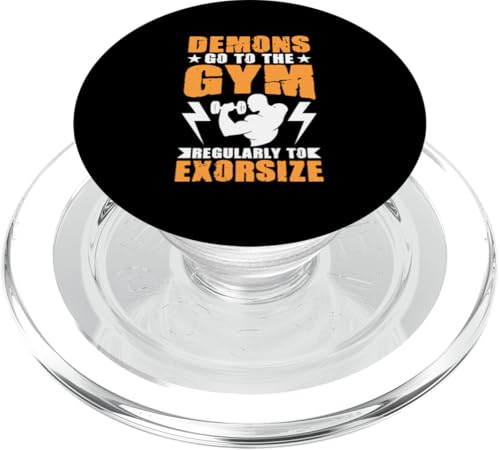 Calisthenics: Dämonen gehen regelmäßig ins Fitnessstudio zu Exorsize PopSockets PopGrip für MagSafe Calisthenics: Dämonen gehen regelmäßig ins Fitnessstudio zu Exorsize PopSockets PopGrip für MagSafe von Calisthenics Bodyweight Exercises Designs