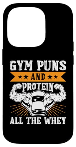 Calisthenics: Gym Puns und Protein All The Whey Hülle für iPhone 14 Pro von Calisthenics Bodyweight Exercises Designs