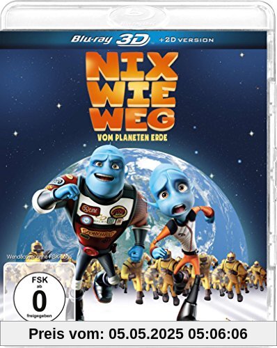 Nix wie weg - vom Planeten Erde  (inkl. 2D-Version) [3D Blu-ray] von Callan Brunker