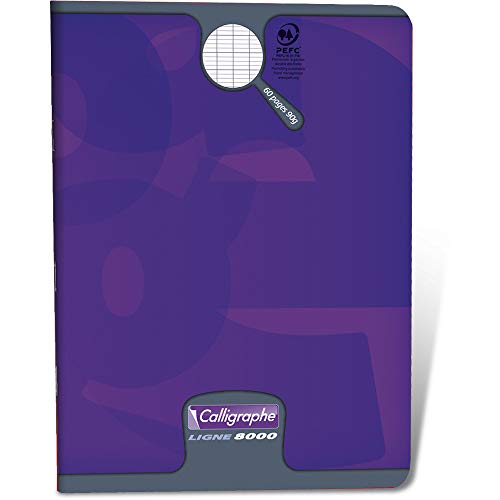 Clairefontaine 108792C - Heft Calligraphe DIN A4+ 24x32 cm, 24 Blatt, französische Lineatur, 90g, farbig sortiert, 1 Stück Clairefontaine 108792C - Heft Calligraphe DIN A4+ 24x32 cm, 24 Blatt, französische Lineatur, 90g, farbig sortiert, 1 Stück von Calligraphe