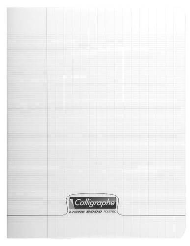 Clairefontaine 18109C - Heft / Schulheft Calligraphe 17x22 cm, 24 Blatt, französische Lineatur, 90g, Farblos, 1 Stück Clairefontaine 18109C - Heft / Schulheft Calligraphe 17x22 cm, 24 Blatt, französische Lineatur, 90g, Farblos, 1 Stück von Calligraphe